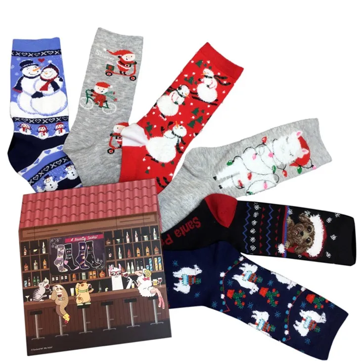 Smiješne božićne čarape za žene